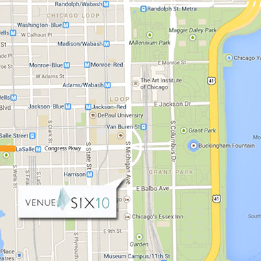 Venue SIX10 location on Google Maps
